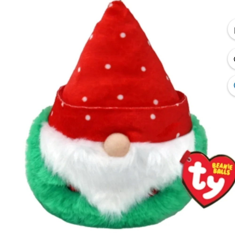 Ty TOPSY the Christmas Gnome NEW 2023